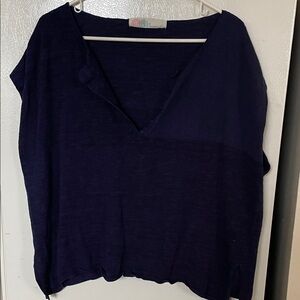 Free People Beach Large Women's Blue Top